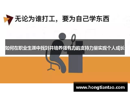如何在职业生涯中找到并培养强有力的支持力量实现个人成长